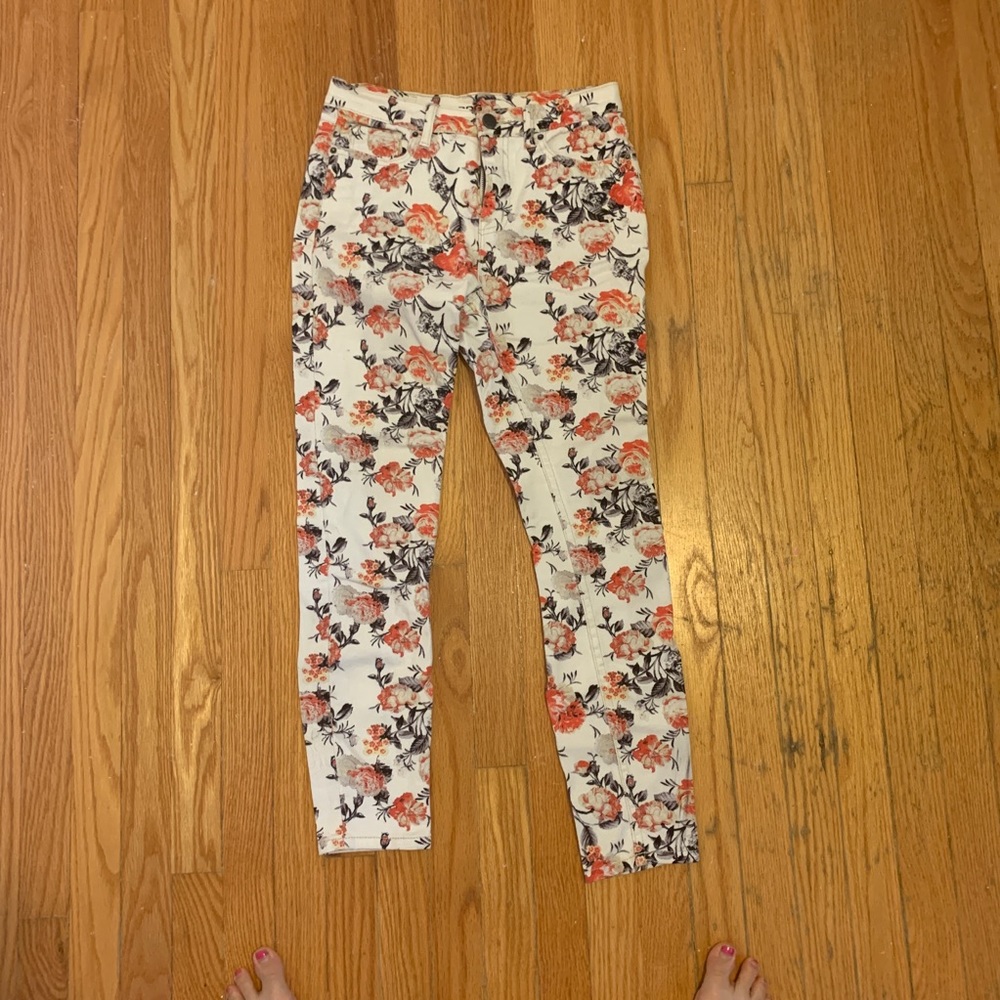 BDG Jeans with flower design